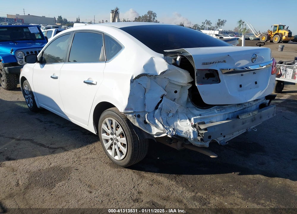 2016 NISSAN SENTRA S VIN: 3N1AB7AP3GY265825