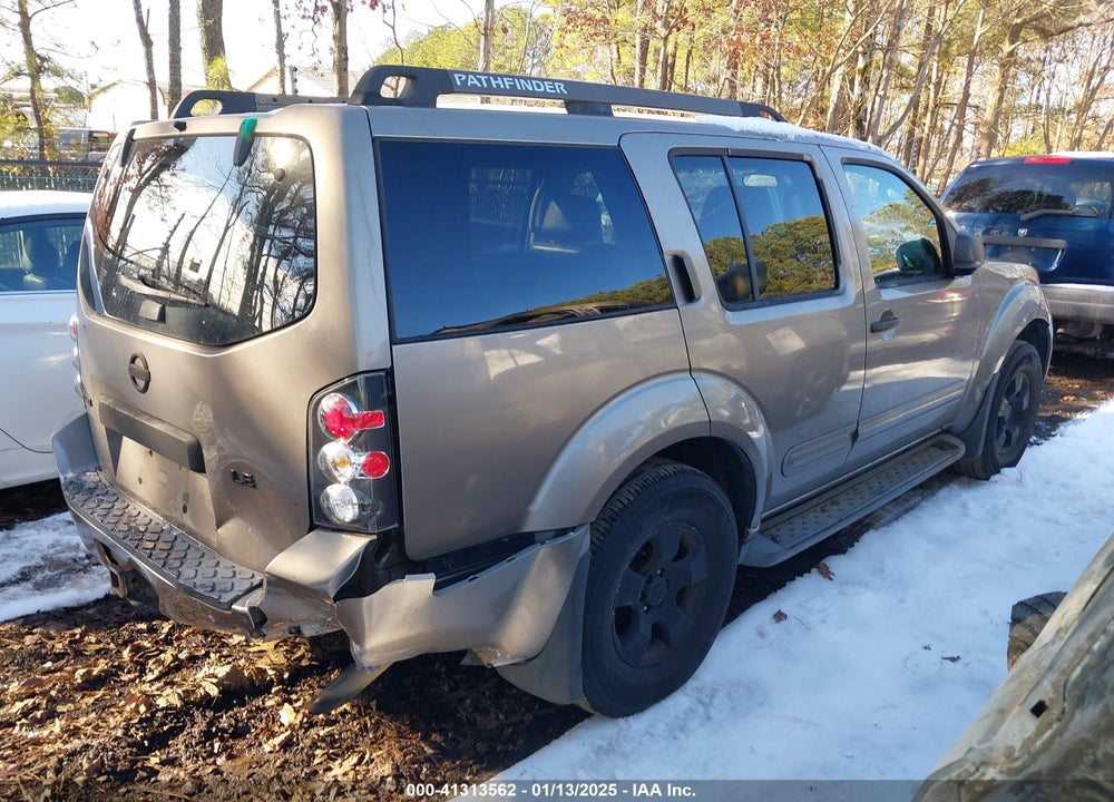 2006 NISSAN PATHFINDER S VIN: 5N1AR18U46C672069