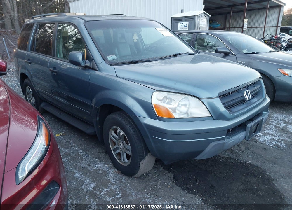 2005 HONDA PILOT EX-L VIN: 2HKYF18585H504247