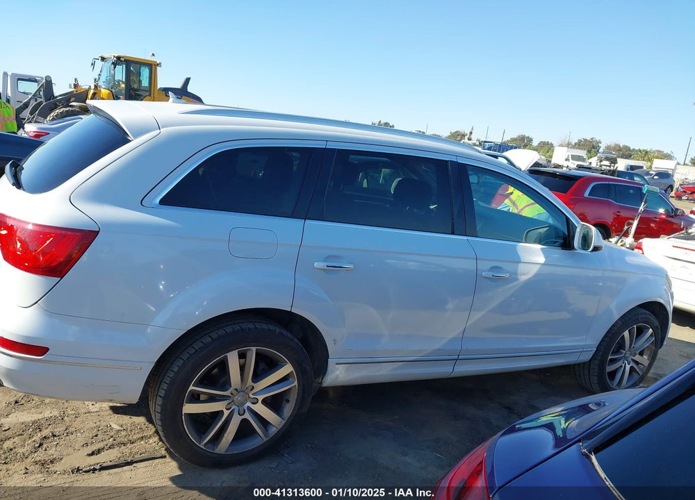 2013 AUDI Q7 3.0T PREMIUM VIN: WA1LGAFE9DD003652