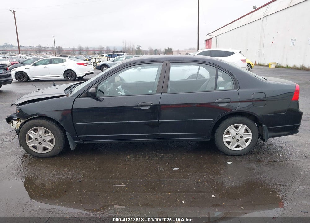 2005 HONDA CIVIC VP VIN: 2HGES16345H572023
