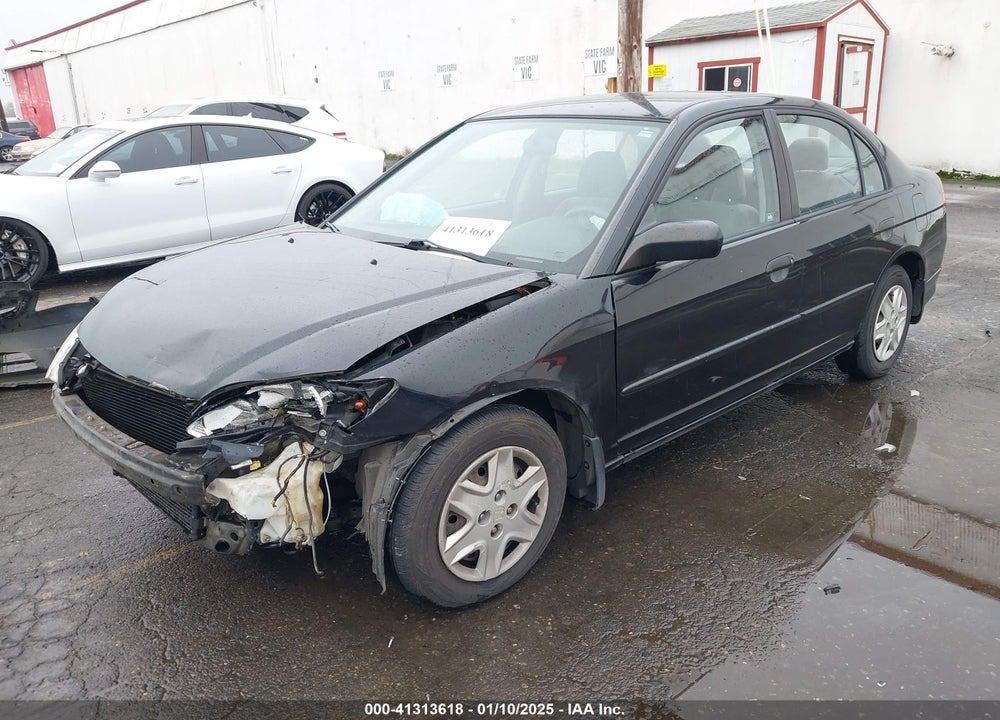 2005 HONDA CIVIC VP VIN: 2HGES16345H572023