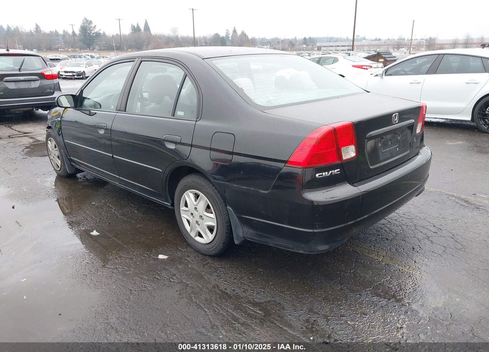 2005 HONDA CIVIC VP VIN: 2HGES16345H572023
