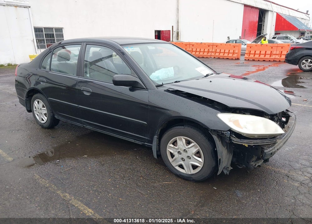 2005 HONDA CIVIC VP VIN: 2HGES16345H572023