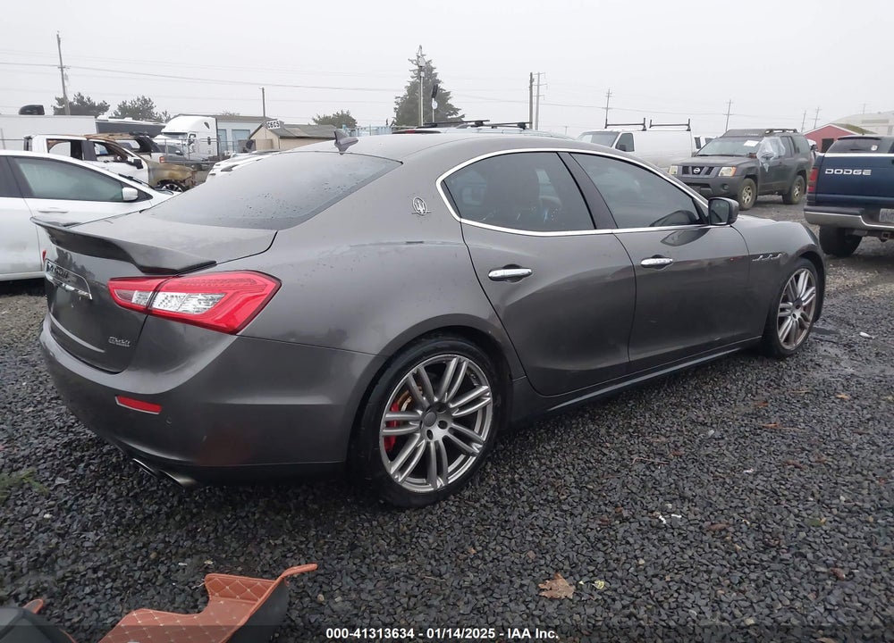 2014 MASERATI GHIBLI VIN: ZAM57RTA3E1095290