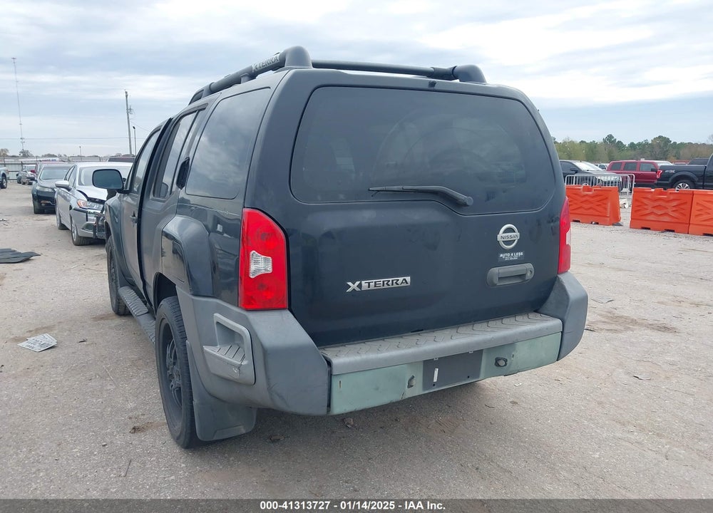 2008 NISSAN XTERRA S VIN: 5N1AN08U58C502599