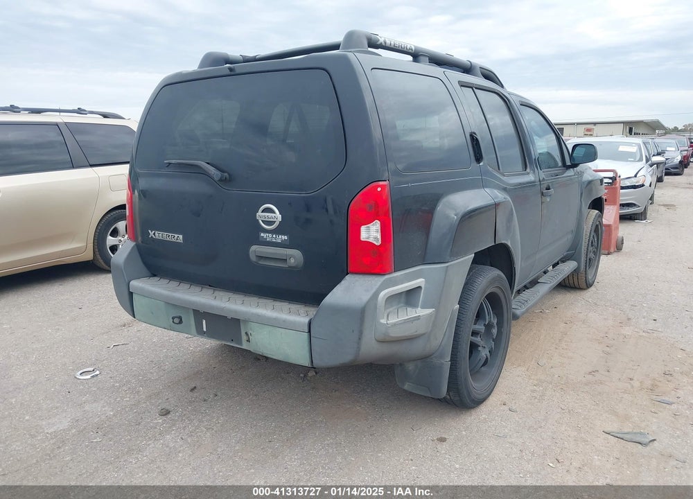 2008 NISSAN XTERRA S VIN: 5N1AN08U58C502599