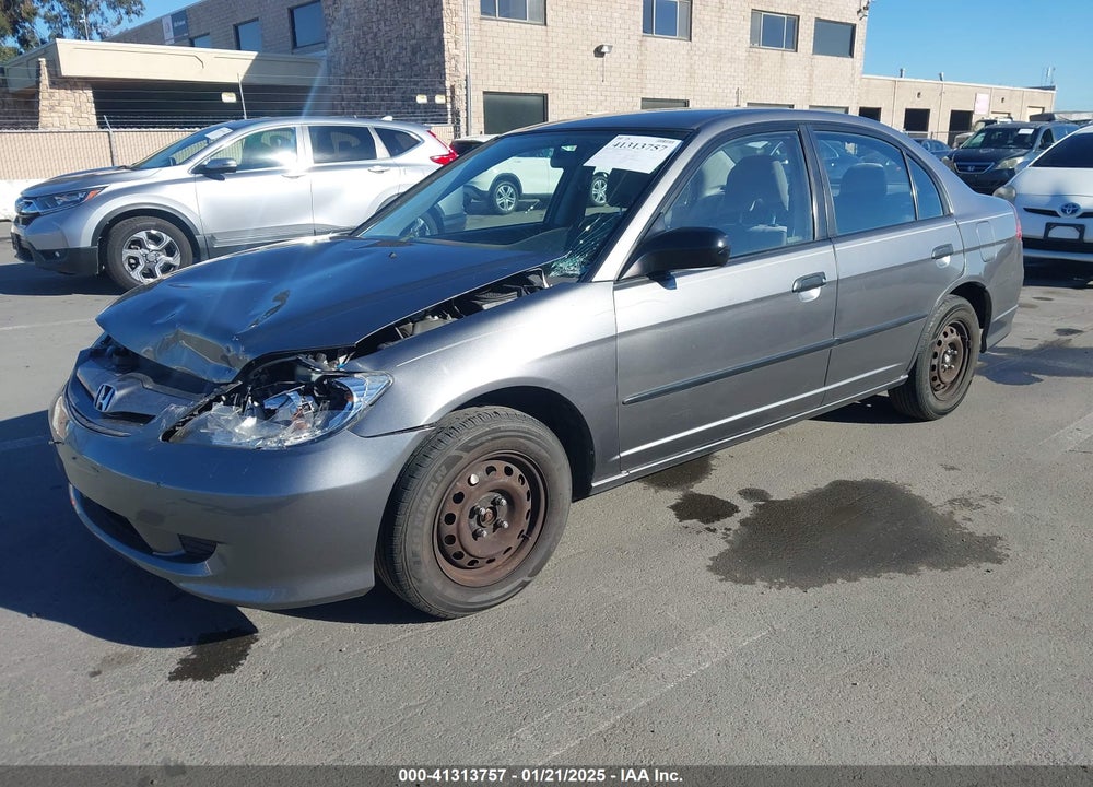 2005 HONDA CIVIC VP VIN: 2HGES163X5H561558