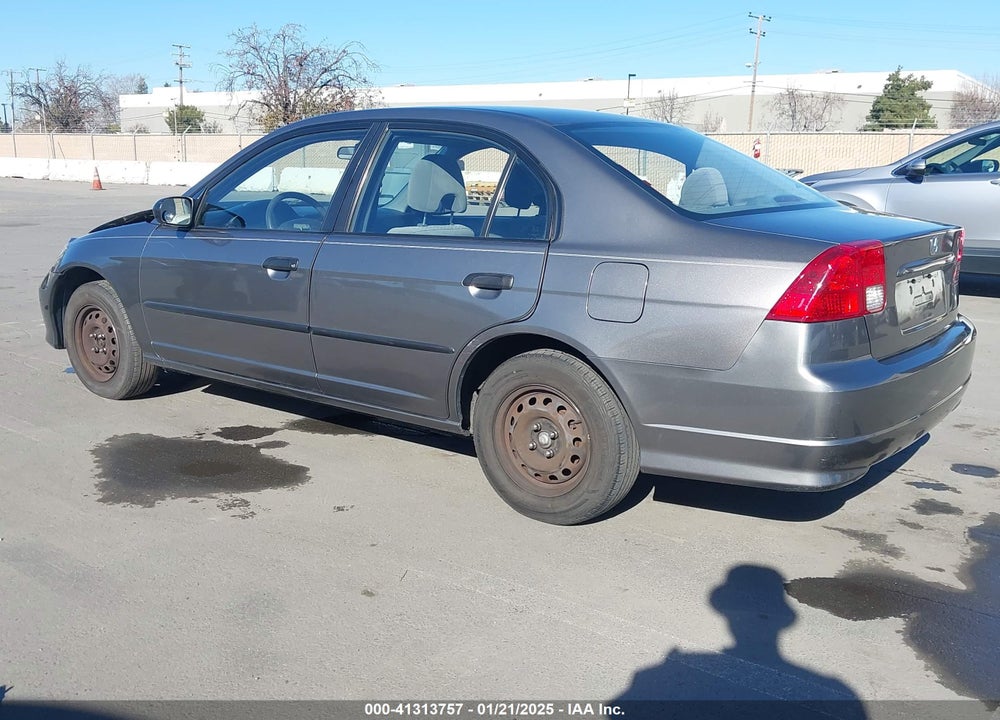 2005 HONDA CIVIC VP VIN: 2HGES163X5H561558