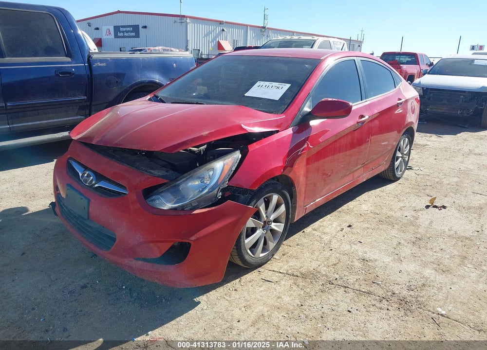 2012 HYUNDAI ACCENT GLS VIN: KMHCU4AE5CU215238