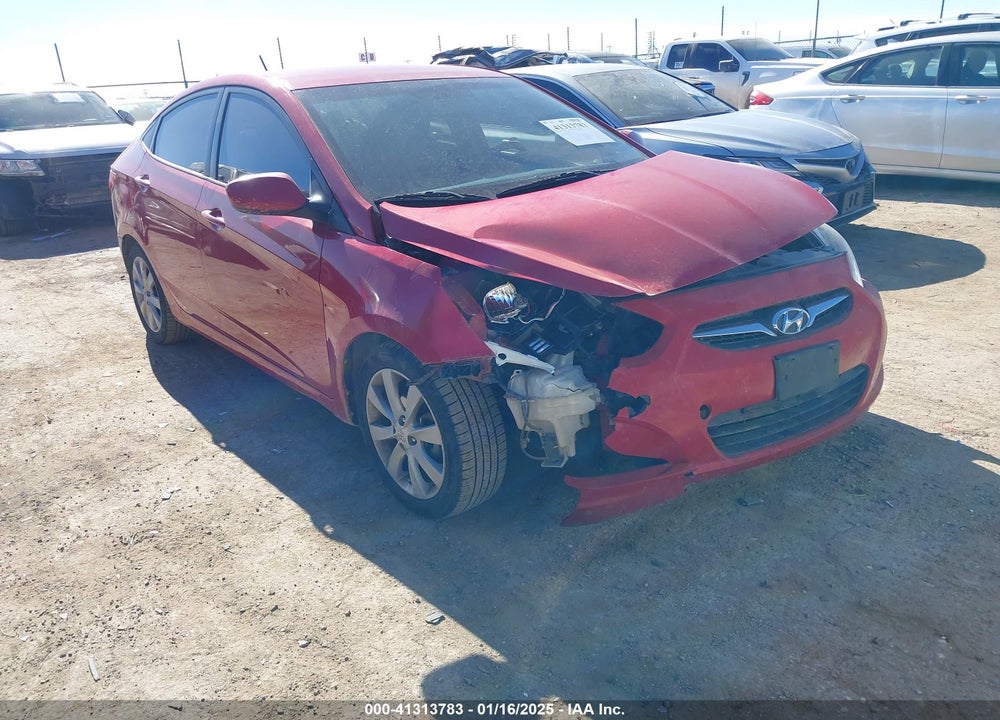 2012 HYUNDAI ACCENT GLS VIN: KMHCU4AE5CU215238