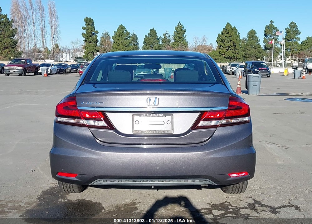 2015 HONDA CIVIC VIN: 19XFB2F7XFE703707
