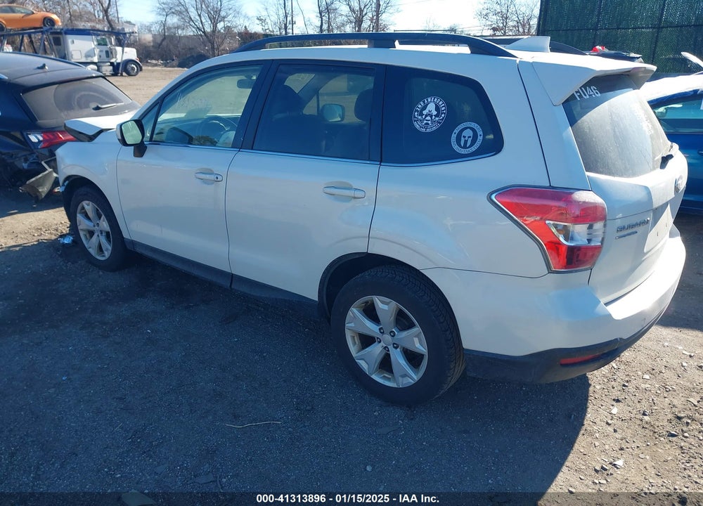 2016 SUBARU FORESTER 2.5I LIMITED VIN: JF2SJAHC4GH475822