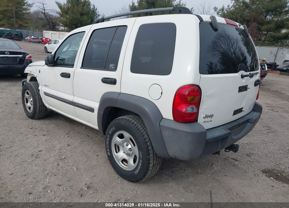 2004 JEEP LIBERTY SPORT VIN: 1J4GL48K34W217039