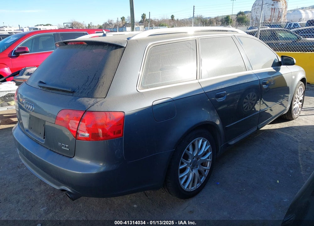 2008 AUDI A4 VIN: WAUKF98EX8A170221