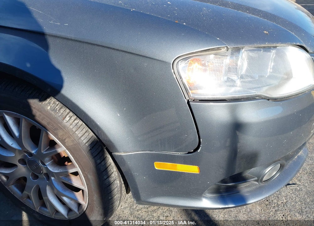 2008 AUDI A4 VIN: WAUKF98EX8A170221