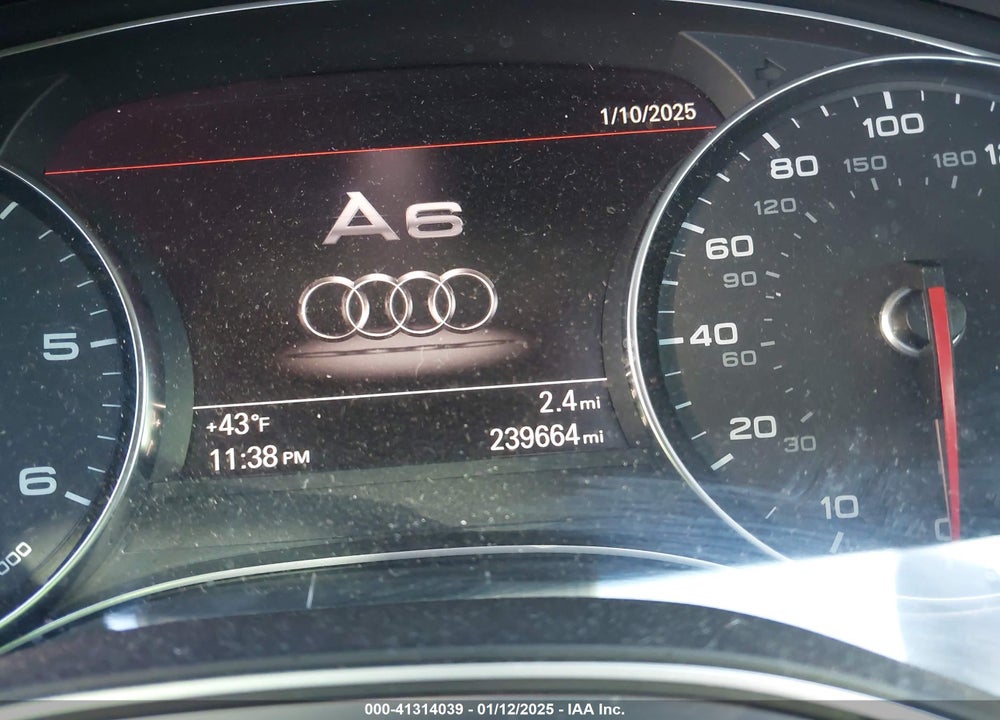 2014 AUDI A6 VIN: WAUFMAFC8EN154856