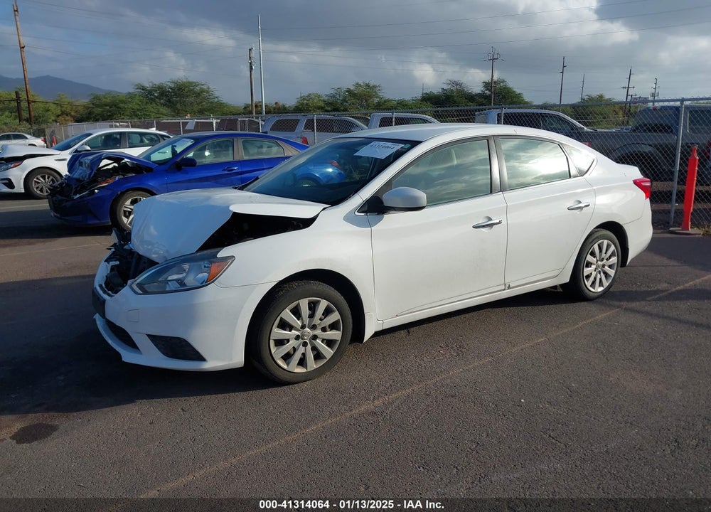 2017 NISSAN SENTRA SV VIN: 3N1AB7AP4HY322194