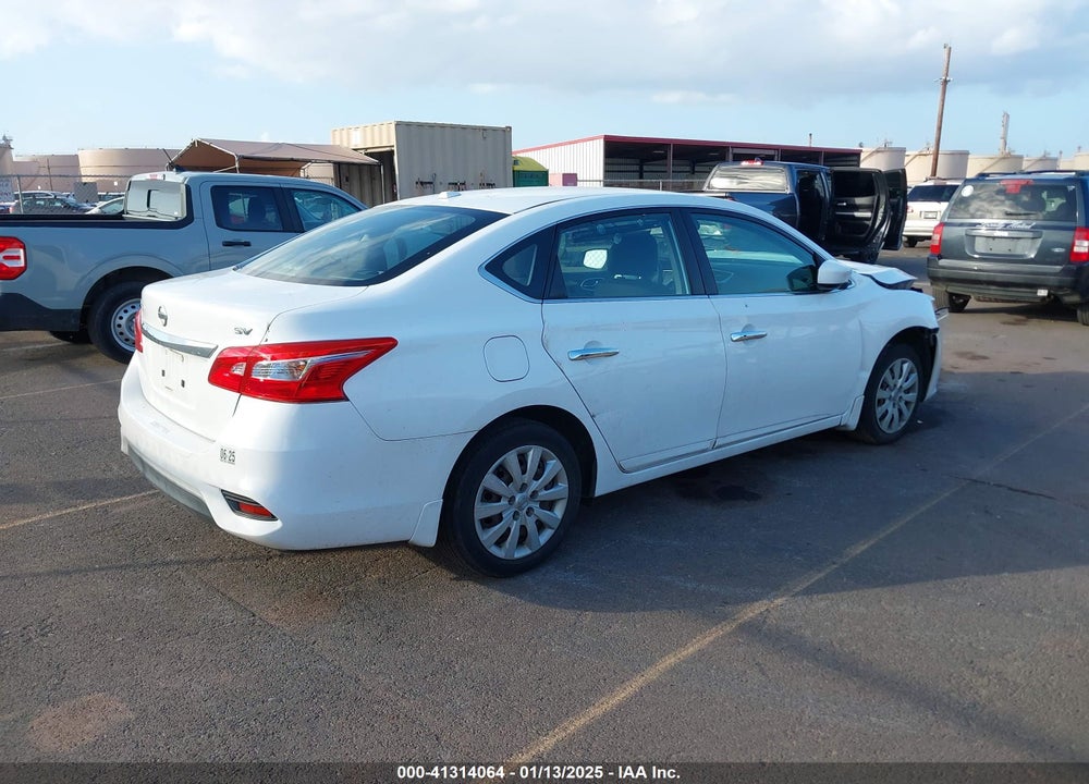 2017 NISSAN SENTRA SV VIN: 3N1AB7AP4HY322194