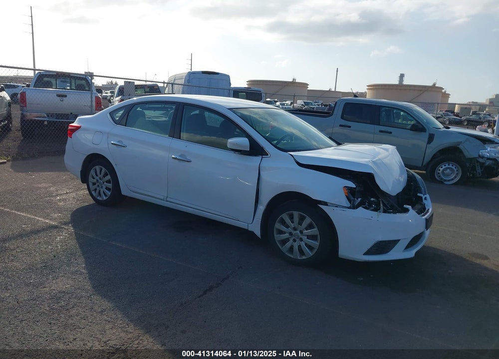 2017 NISSAN SENTRA SV VIN: 3N1AB7AP4HY322194