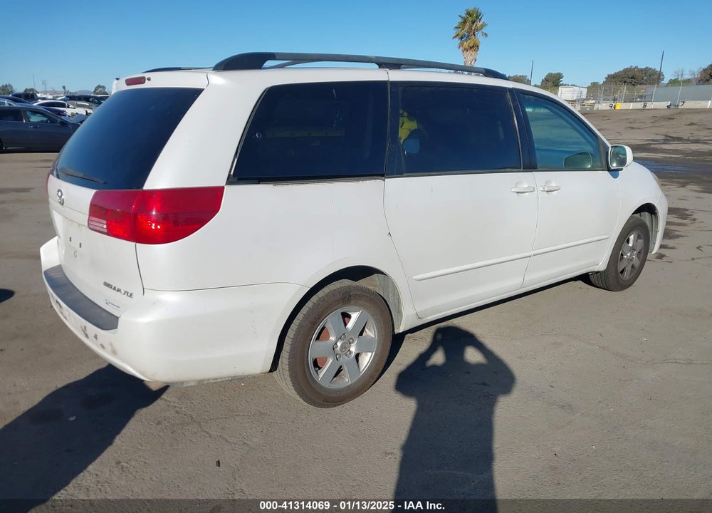 2004 TOYOTA SIENNA XLE VIN: 5TDZA22C44S182585