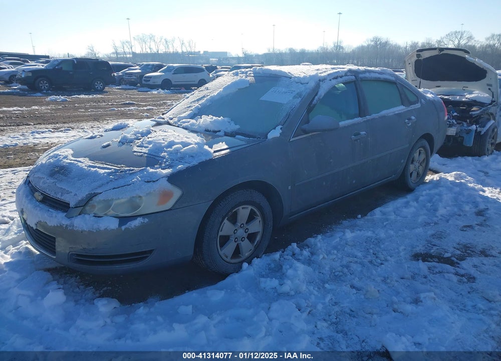 2008 CHEVROLET IMPALA LT VIN: 2G1WT58K681235595