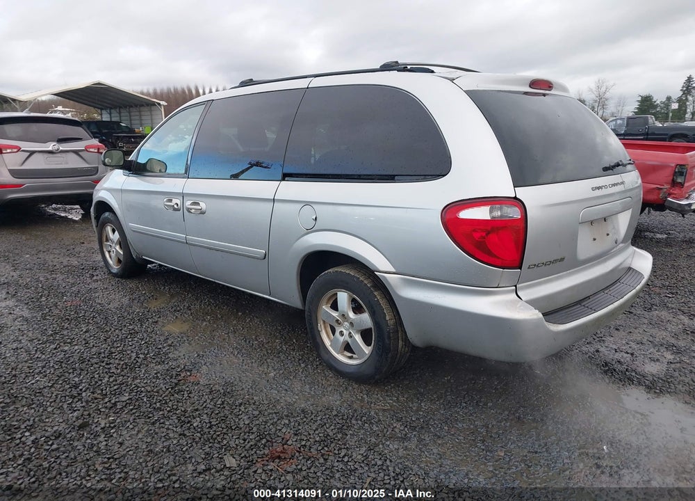 2007 DODGE GRAND CARAVAN SXT VIN: 2D4GP44L97R155493