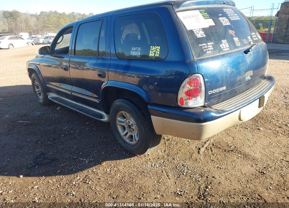 2001 DODGE DURANGO VIN: 1B4HR28Z01F521898