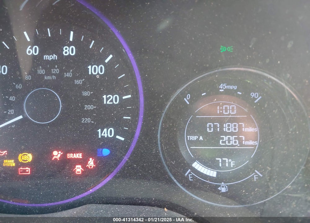 2019 HONDA HR-V LX VIN: 3CZRU5H32KM706713