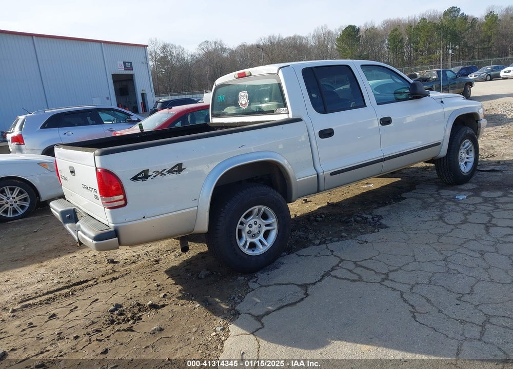 2003 DODGE DAKOTA SLT VIN: 1D7HG48N33S134280