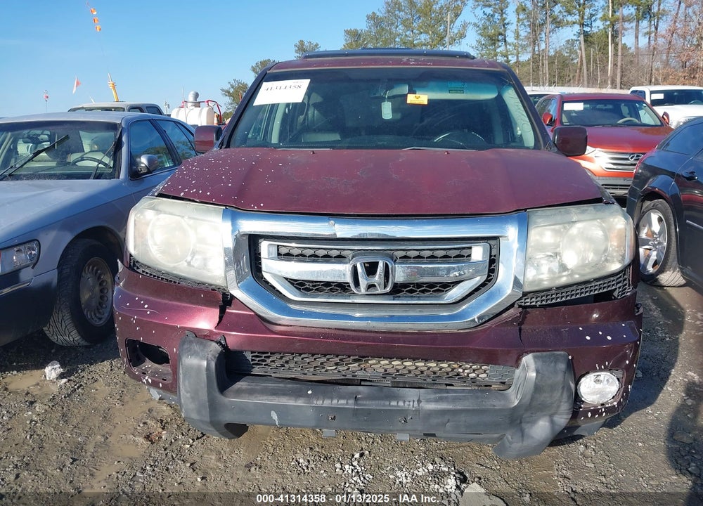 2011 HONDA PILOT EX-L VIN: 5FNYF3H52BB051927