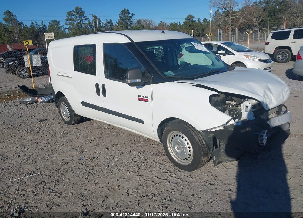 2021 RAM PROMASTER CITY TRADESMAN VIN: ZFBHRFAB0M6S83601