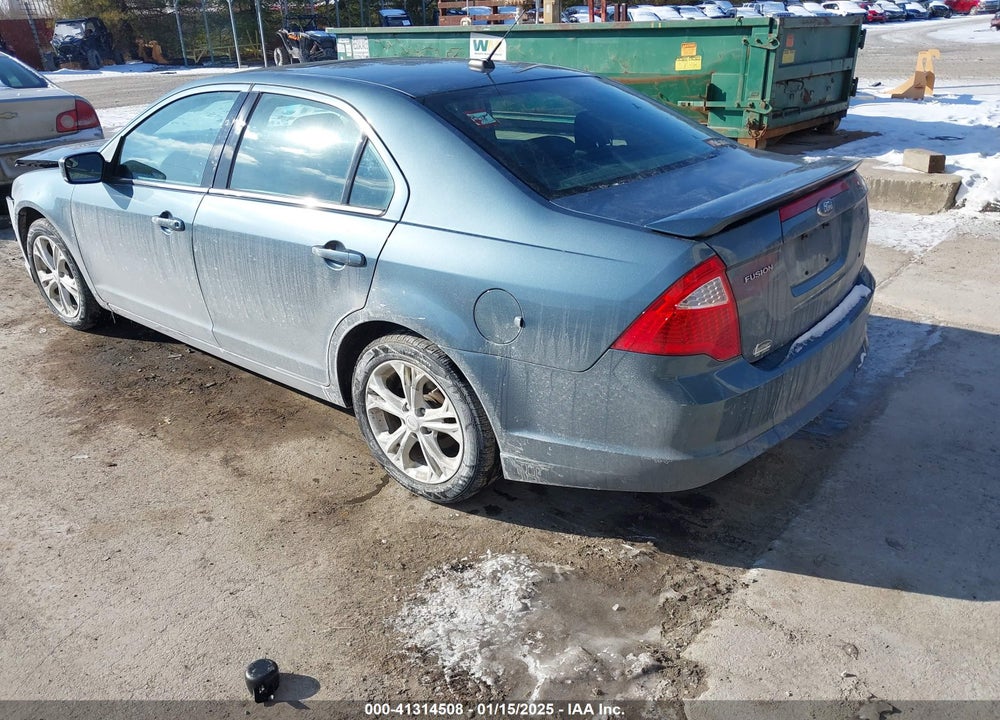 2012 FORD FUSION SE VIN: 3FAHP0HA7CR431831