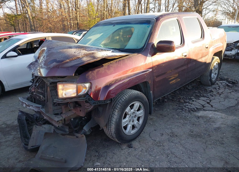 2007 HONDA RIDGELINE RTL VIN: 2HJYK16597H545377