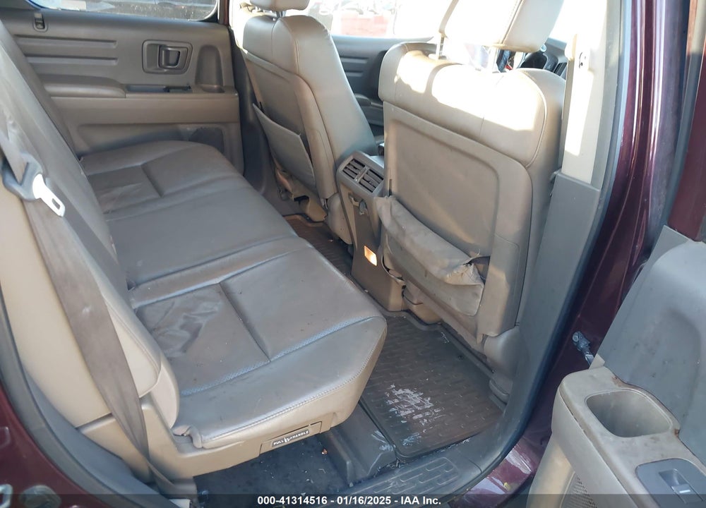 2007 HONDA RIDGELINE RTL VIN: 2HJYK16597H545377