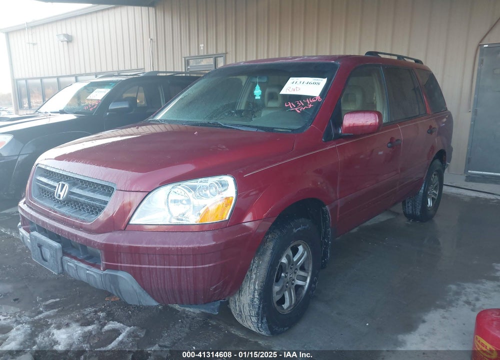 2005 HONDA PILOT EX-L VIN: 5FNYF18695B015119