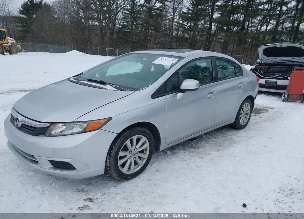 2012 HONDA CIVIC VIN: 2HGFB2F87CH306921