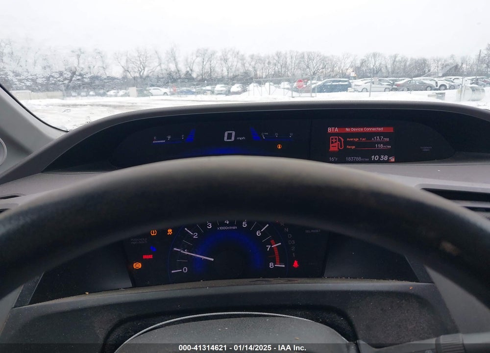 2012 HONDA CIVIC VIN: 2HGFB2F87CH306921