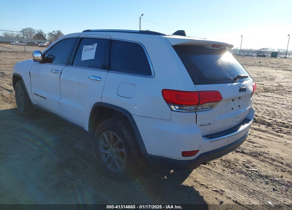 2014 JEEP GRAND CHEROKEE LIMITED VIN: 1C4RJFBG6EC238815