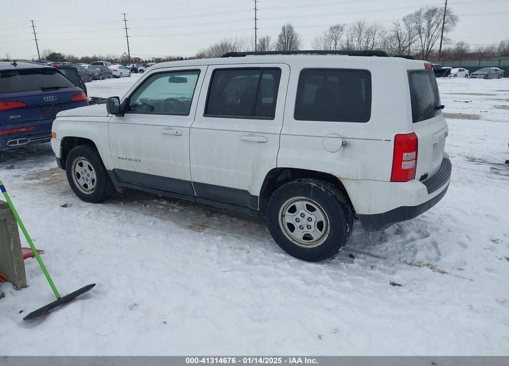 2014 JEEP PATRIOT SPORT VIN: 1C4NJPBA4ED596036