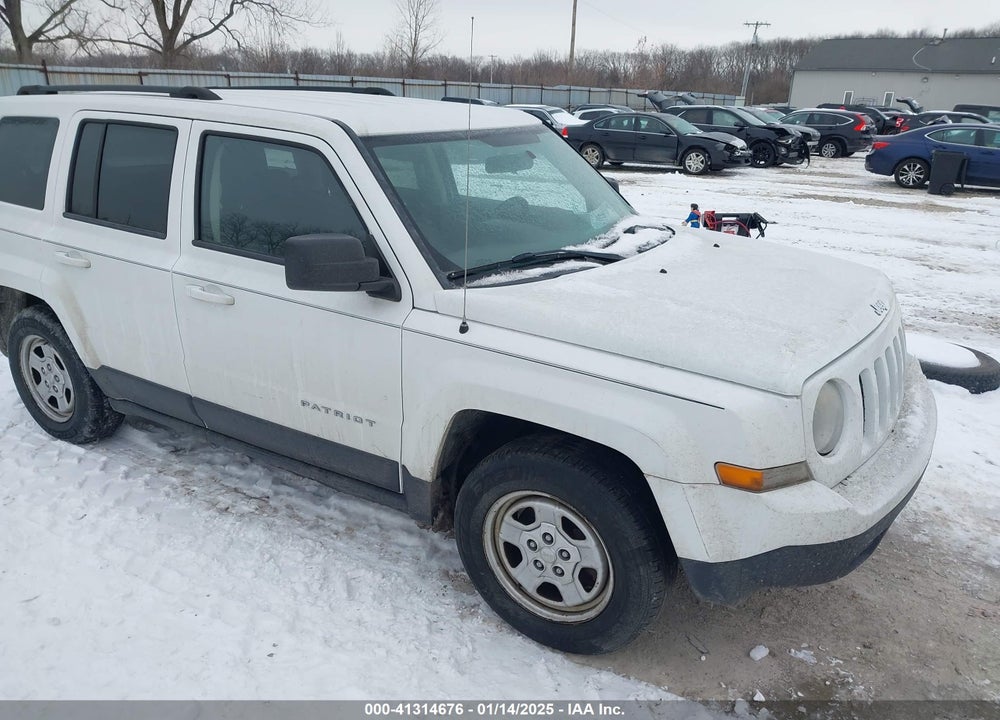 2014 JEEP PATRIOT SPORT VIN: 1C4NJPBA4ED596036