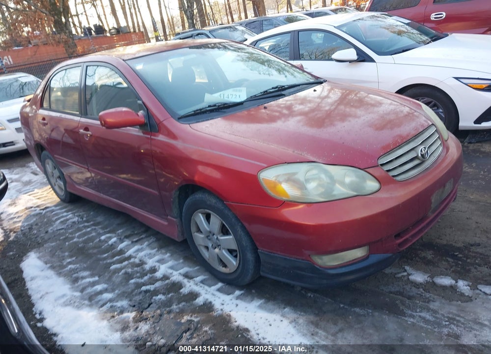 2003 TOYOTA COROLLA S VIN: 2T1BR38EX3C120625