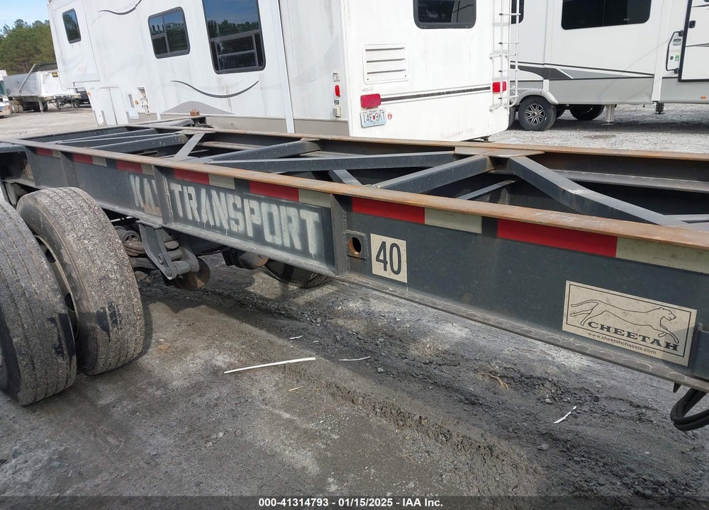 2019 CHEETAH CHASSIS TRAILER VIN: 5EF2GC402KS793931