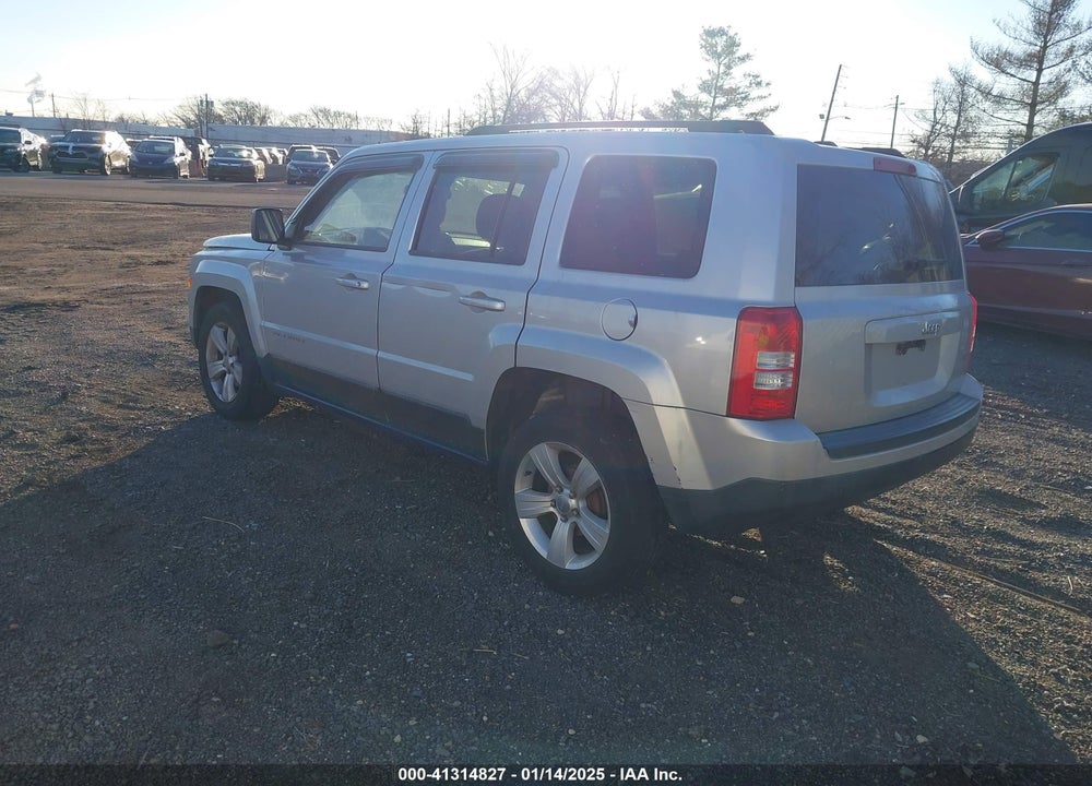2013 JEEP PATRIOT LATITUDE VIN: 1C4NJPFA2DD166188