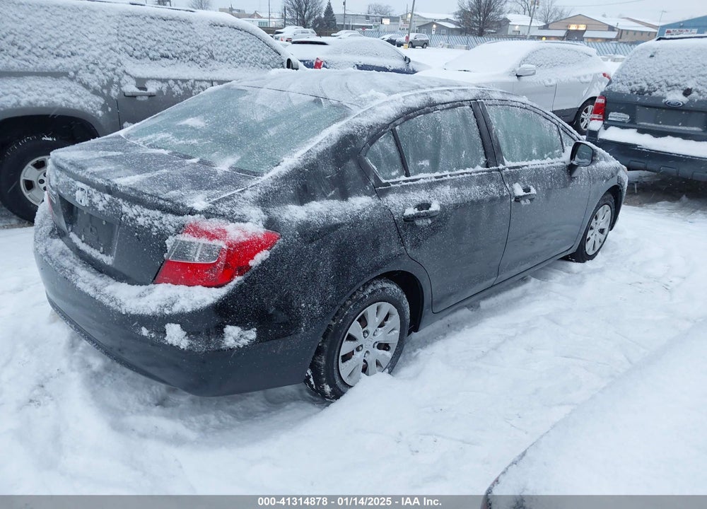 2012 HONDA CIVIC SDN LX VIN: 19XFB2F56CE072836