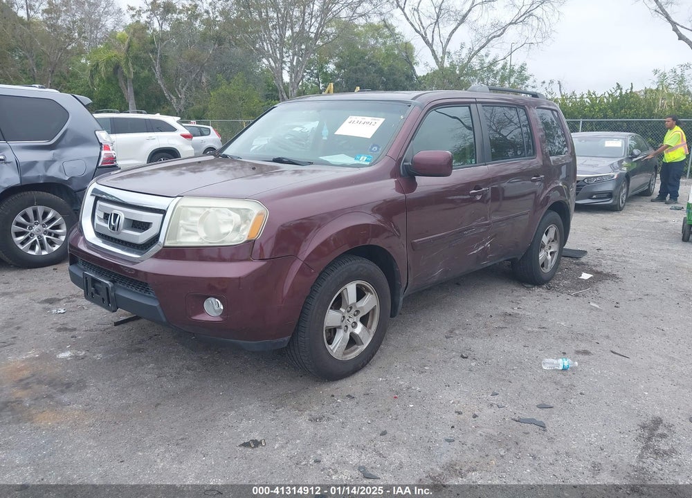 2011 HONDA PILOT EX-L VIN: 5FNYF4H5XBB051454