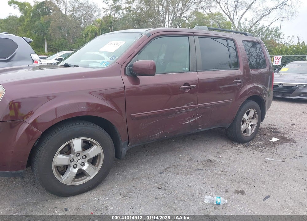 2011 HONDA PILOT EX-L VIN: 5FNYF4H5XBB051454