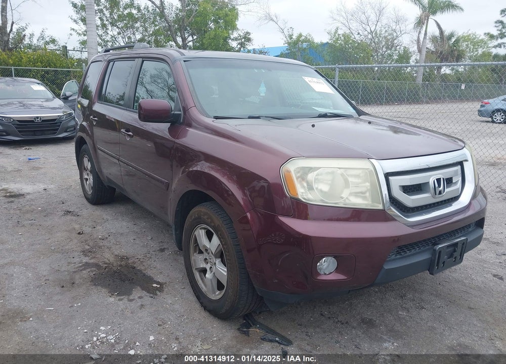 2011 HONDA PILOT EX-L VIN: 5FNYF4H5XBB051454