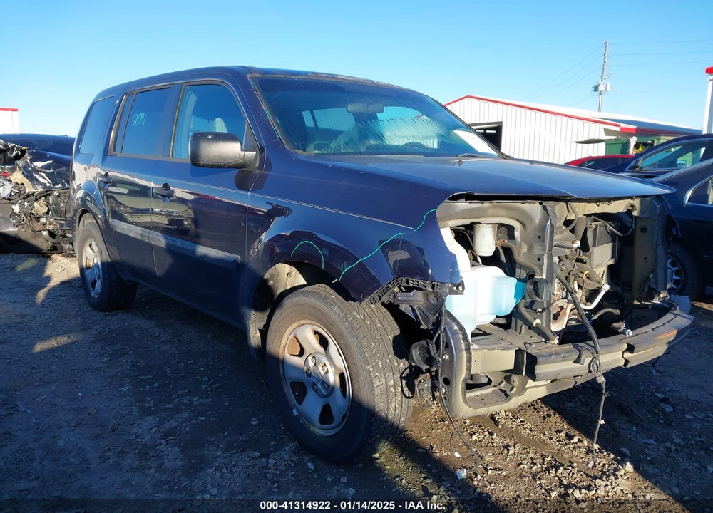 2014 HONDA PILOT LX VIN: 5FNYF3H24EB006823