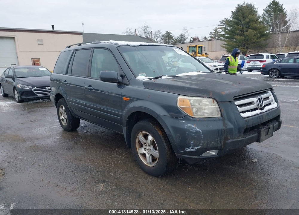 2006 HONDA PILOT EX-L VIN: 2HKYF18656H503311